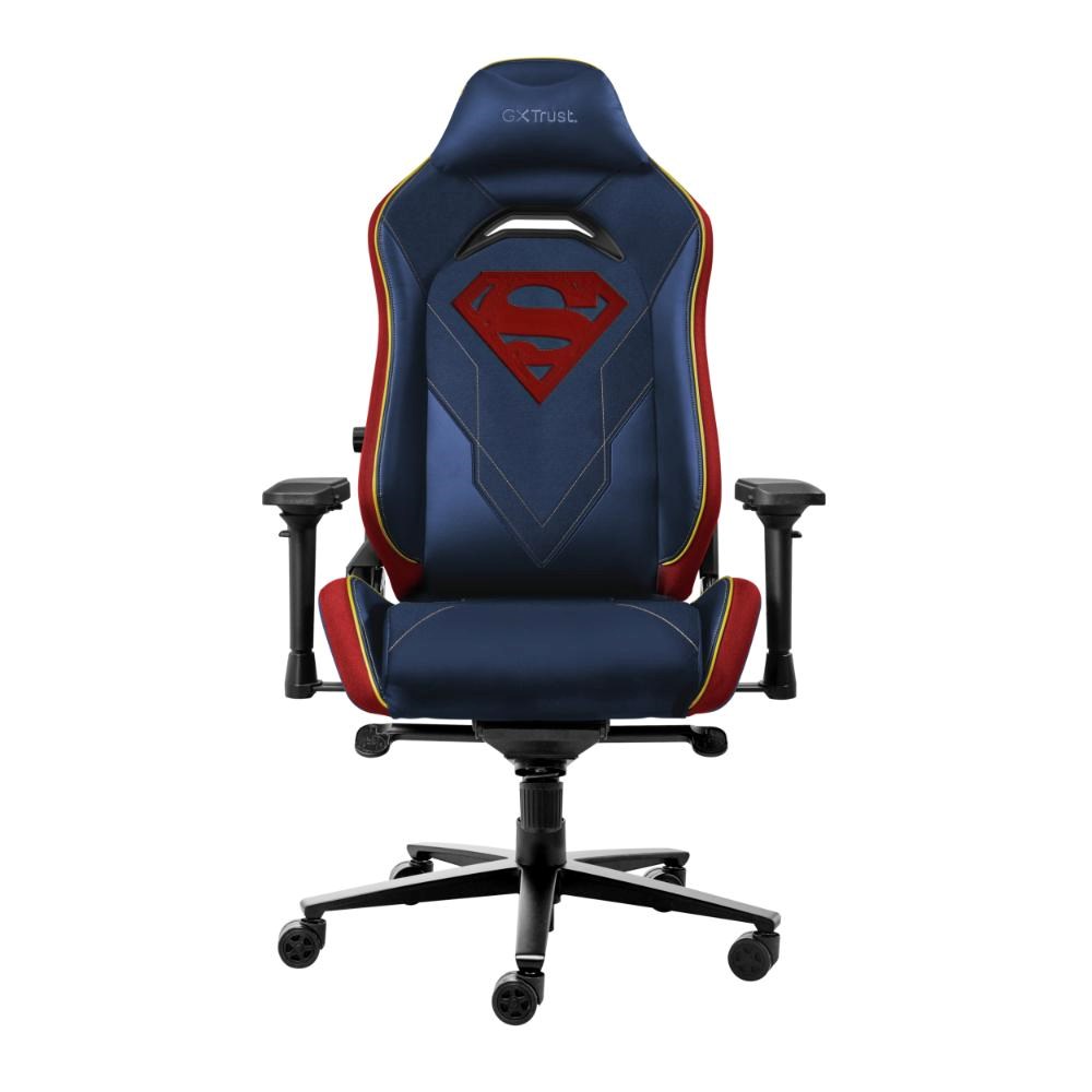 TRUST herní židle GXT 721SM RUYA PRO Superman, modrá