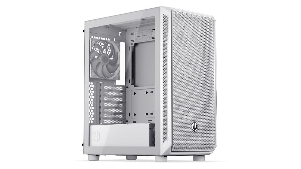 ENDORFY Case Arx 500 ARGB, Průhledná bočnice, ATX, 4x140mm ARGB Fan, bílá