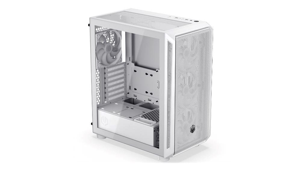 ENDORFY Case Arx 500 ARGB, Průhledná bočnice, ATX, 4x140mm ARGB Fan, bílá