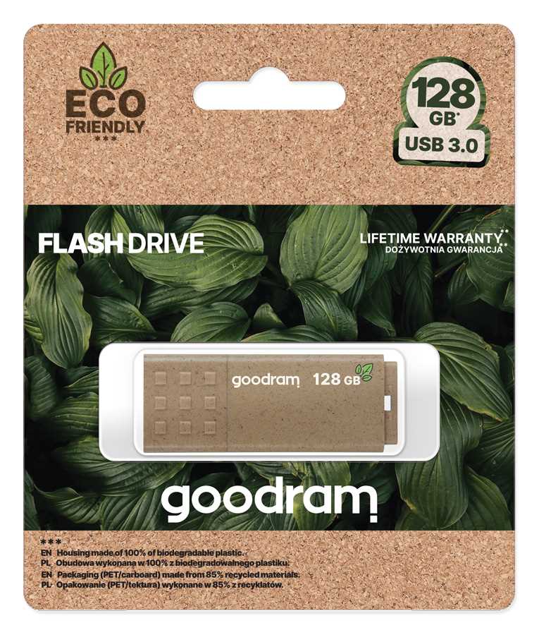 GOODRAM Flash Disk 128GB UME3, USB 3.0, ECO FRIENDLY
