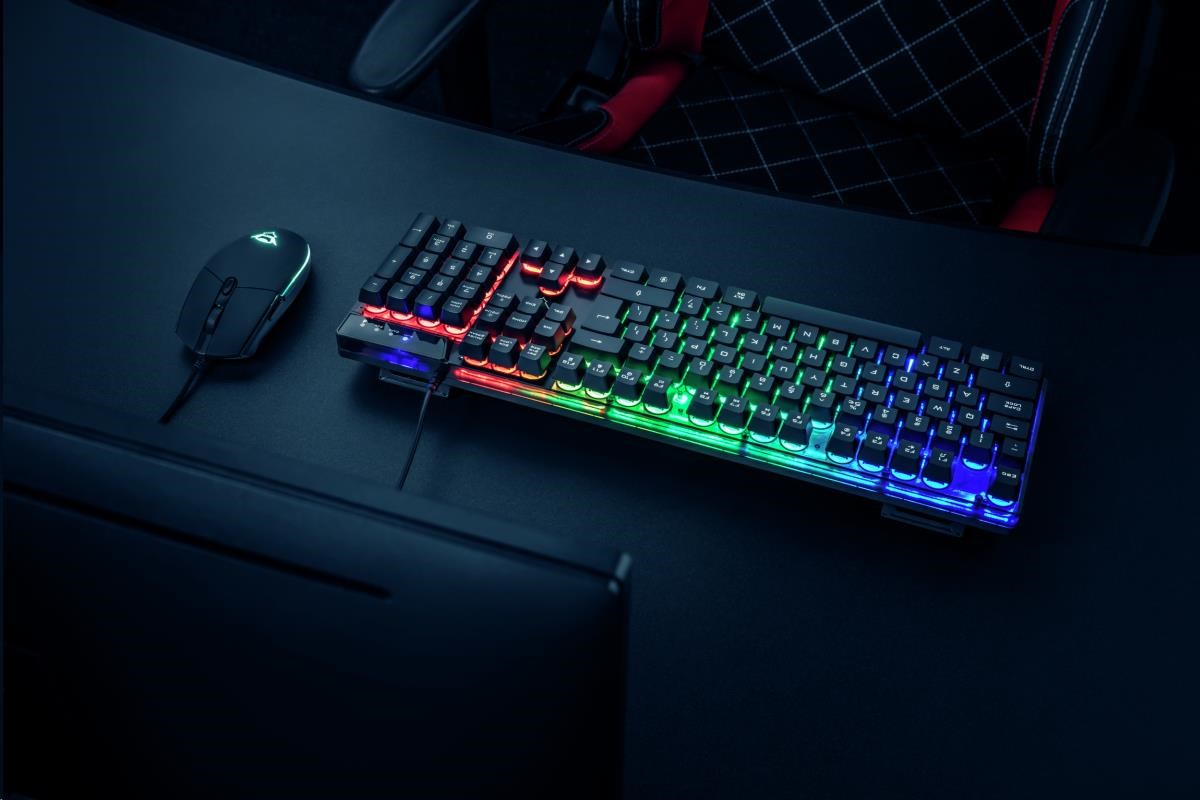 TRUST set klávesnice + myš GXT 838 Azor Gaming Combo CZ/SK