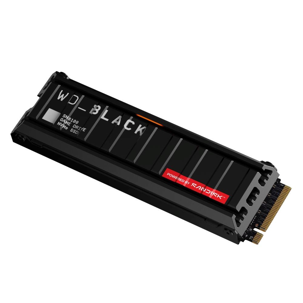 WD BLACK SSD NVMe 2TB PCIe SN8100 Powered by SanDisk, Gen5, (R:14900, W:14000MB/s), Chladič