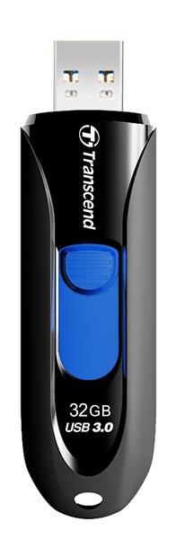 TRANSCEND Flash Disk 32GB JetFlash®790, USB 3.1 (R:90/W:25 MB/s) černá/modrá