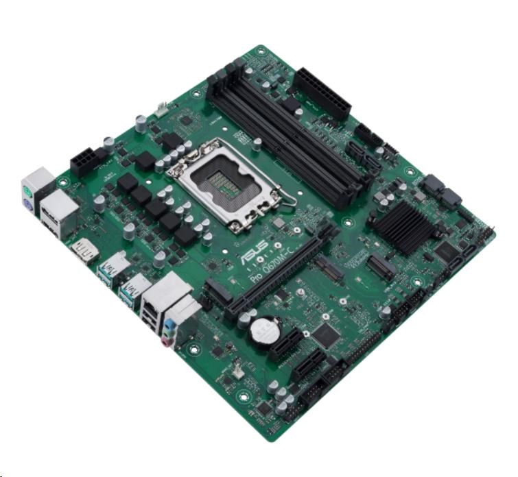 ASUS MB Sc LGA1700 PRO Q670M-C-CSM, Intel Q670, 4xDDR5, 2xDP, 1xHDMI, mATX