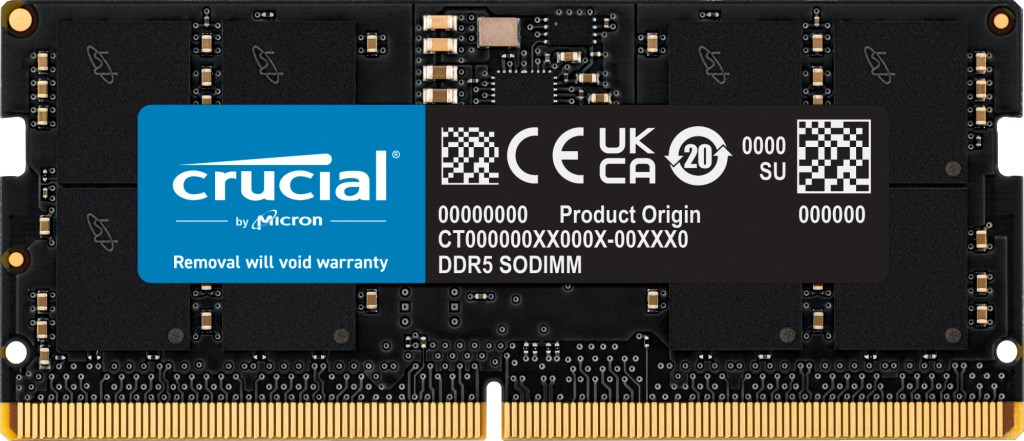 CRUCIAL SODIMM DDR5 16GB 5600MHz CL46