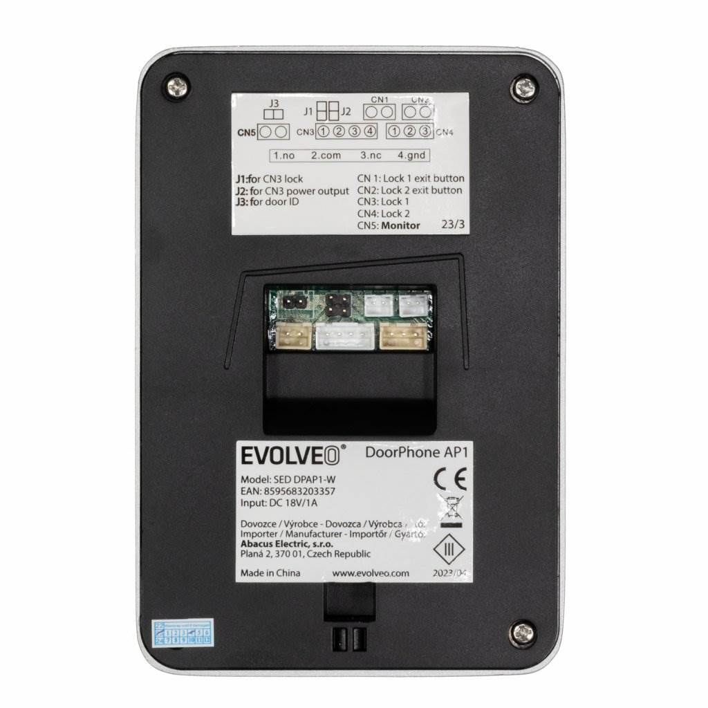 EVOLVEO DoorPhone AP1- 2 drátový videotelefon s aplikací