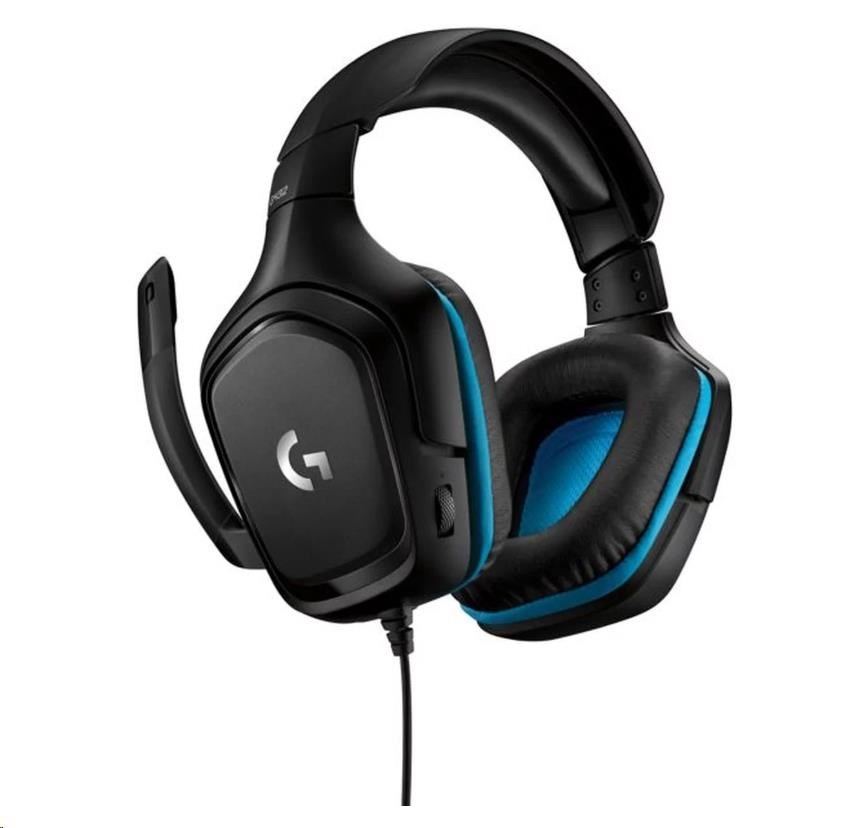 Logitech herní sluchátka G432 7.1 Wired