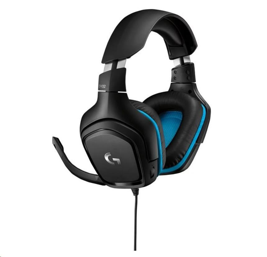 Logitech herní sluchátka G432 7.1 Wired