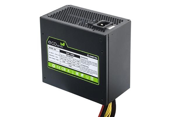 CHIEFTEC zdroj iARENA ECO GPE-700S, 700W, 120mm fan, PFC, účinnost >85%, Bronze, Retail