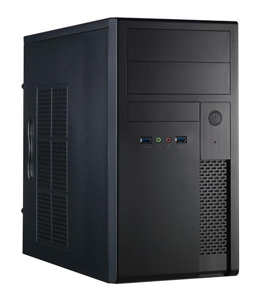 CHIEFTEC skříň Mesh Series/Minitower, 350W, XT-01B-350S8, Black, USB 3.0