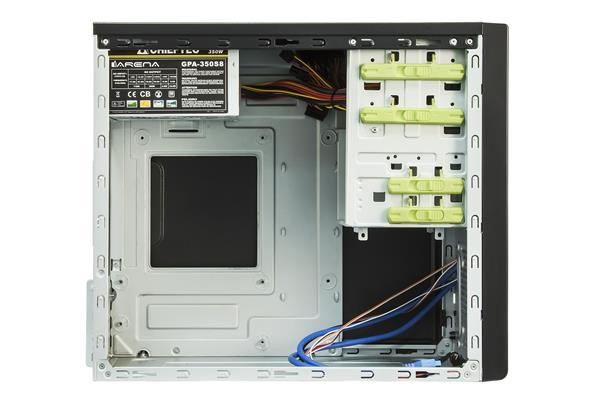 CHIEFTEC skříň Mesh Series/Minitower, 350W, XT-01B-350S8, Black, USB 3.0