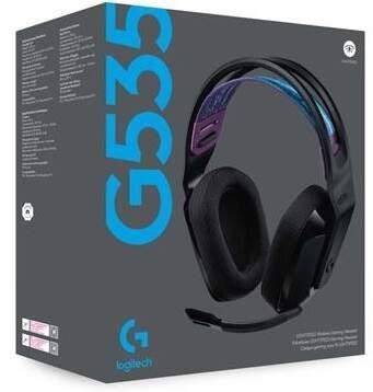 Logitech herní sluchátka G535 LIGHTSPEED, Wireless Gaming Headset, black