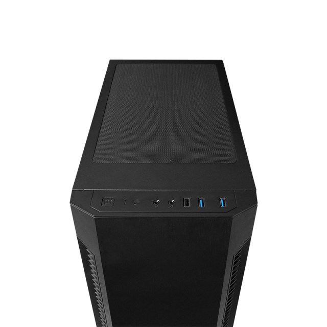 CHIEFTEC skříň AS-01B-OP, mini-ITX, Black, bez zdroje