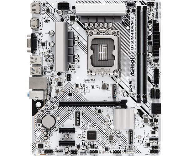 ASRock MB Sc LGA1700 B760M-HDV/M.2, Intel B760, 2xDDR5, 1xDP, 1xHDMI, 1xVGA, mATX