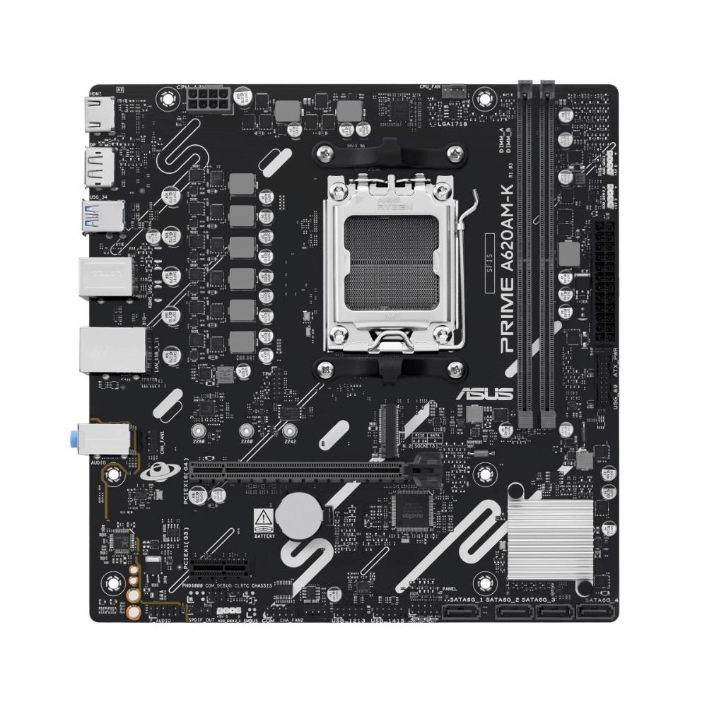 ASUS MB Sc AM5 PRIME A620AM-K, 2xDDR5, 1xDP, 1xHDMI, mATX