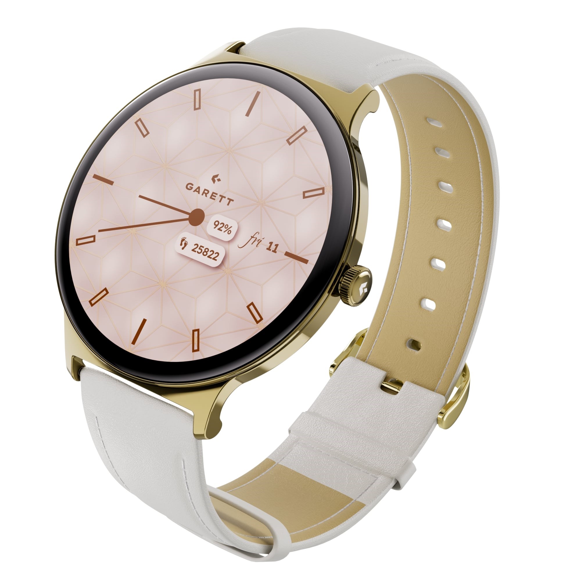Garett Smartwatch Verona 2 zlatá SOLID steel