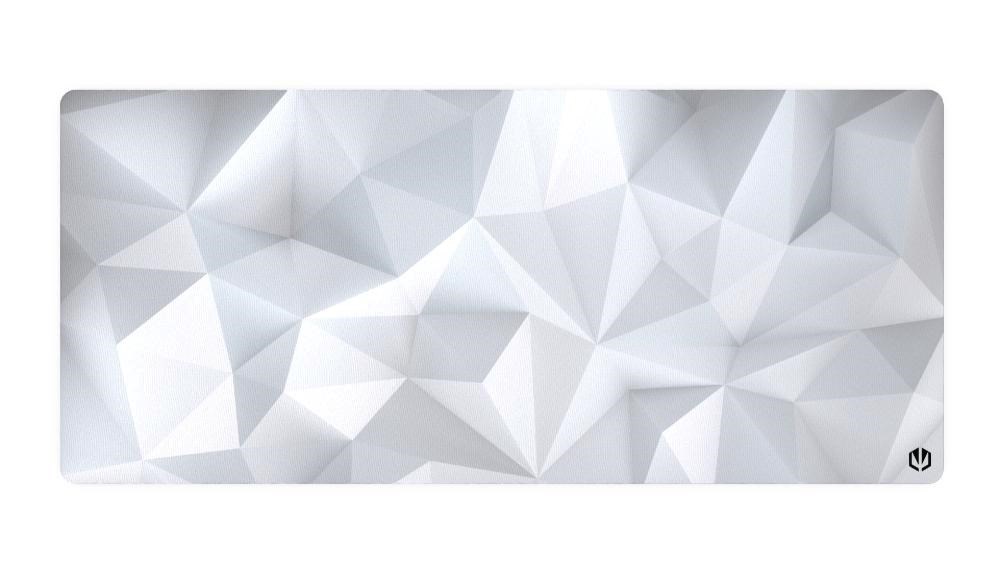 ENDORFY Podložka pod myš Crystal Onyx White XL, 900x400x3, bílá