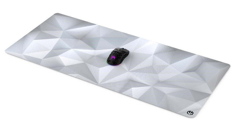 ENDORFY Podložka pod myš Crystal Onyx White XL, 900x400x3, bílá