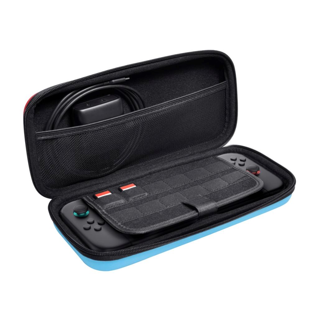 TRUST Pouzdro pro Nintendo Switch GXT1251RB HARDCASE SWITCH 2, červeno-modrá