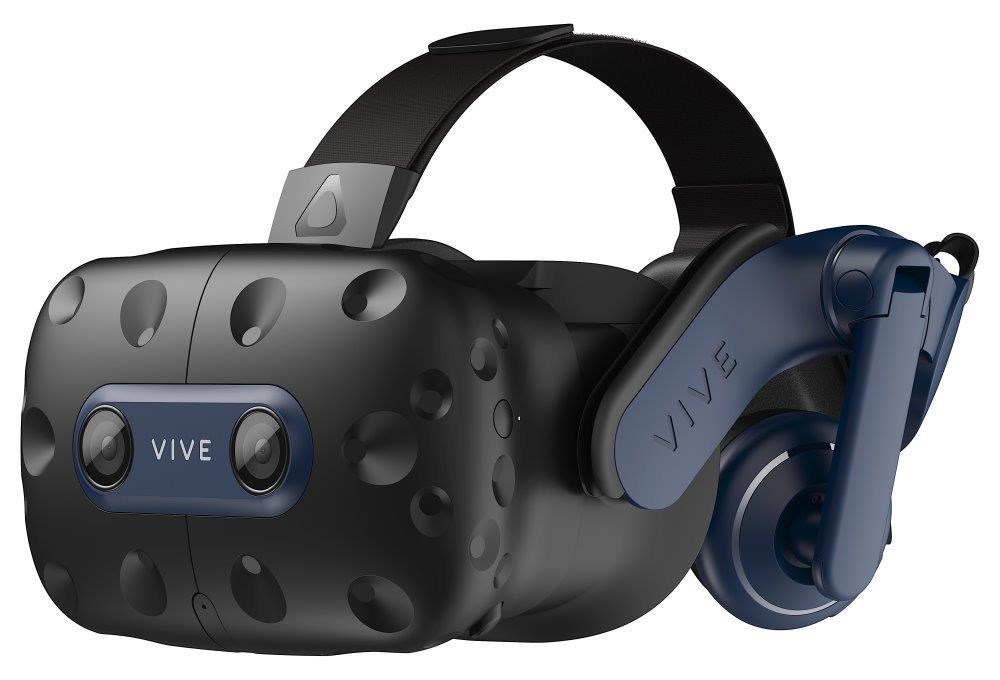 HTC Vive Pro 2 HMD brýle pro virtuální realitu, 2x 2448x2448px 5K rozlišení, 120Hz, FOV 120°, černá/modrá