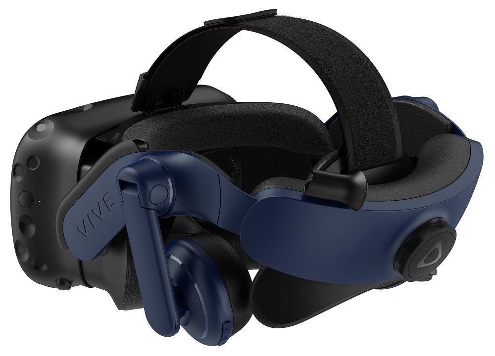 HTC Vive Pro 2 HMD brýle pro virtuální realitu, 2x 2448x2448px 5K rozlišení, 120Hz, FOV 120°, černá/modrá