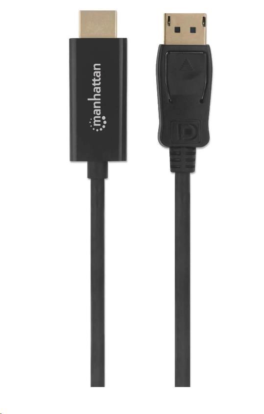 MANHATTAN Kabel DisplayPort na HDMI 1080p, 1.8m, černý