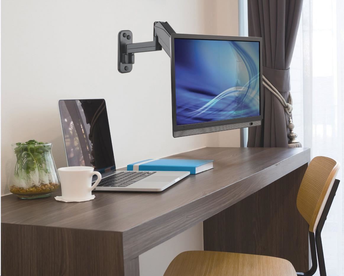 MANHATTAN Nástěnný držák LCD/ TV, kloubový, pohyblivé rameno (17"-32")