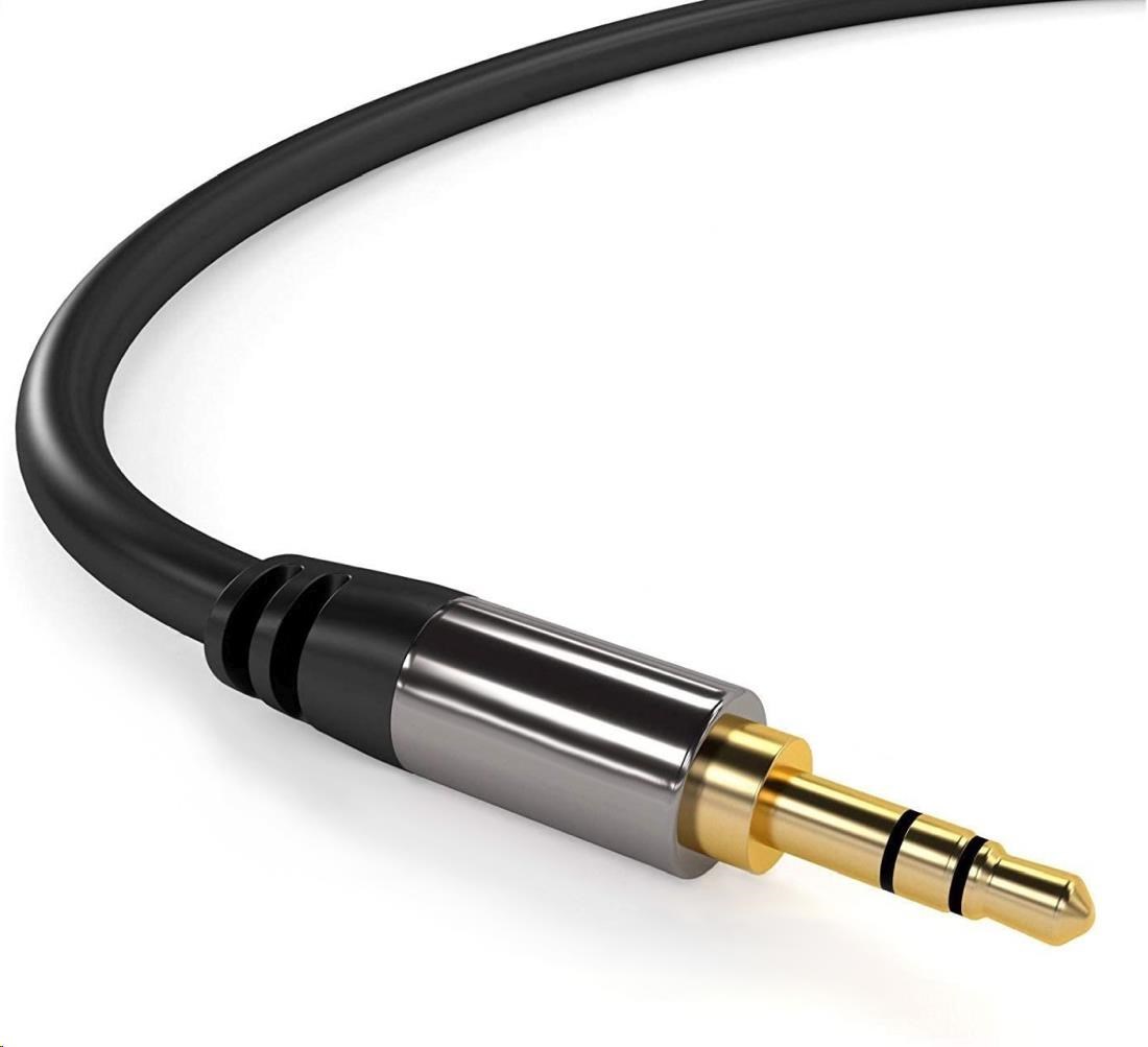 PREMIUMCORD kabel, Jack 3.5mm - Jack 3.5mm M/M 3m