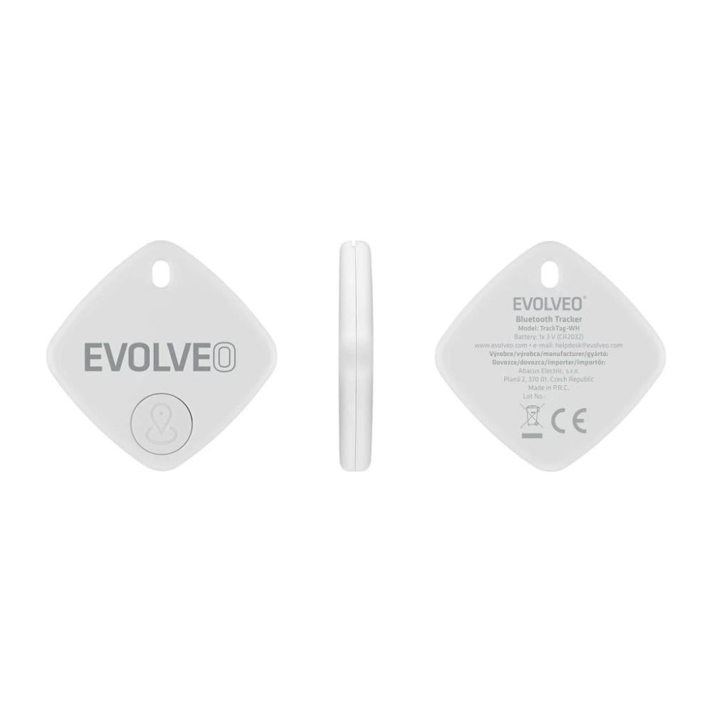 EVOLVEO TrackTag, Bluetooth lokátor s Apple Find My, bílý
