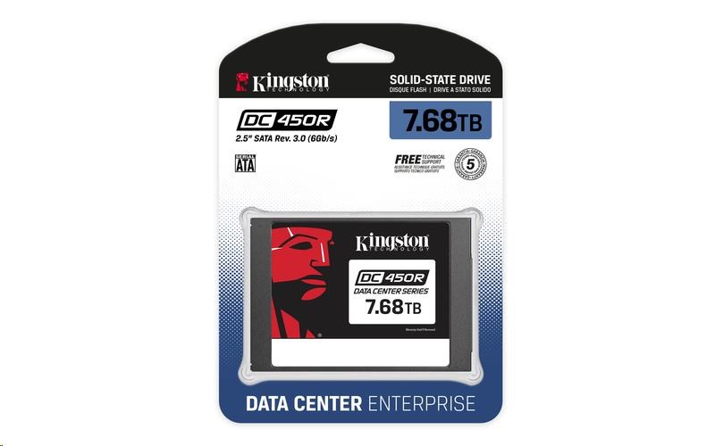 Kingston SSD 8TB (7680G) DC600M (Entry Level Enterprise/Server) 2.5” SATA