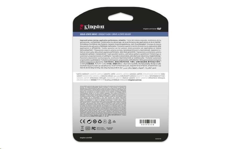 Kingston SSD 8TB (7680G) DC600M (Entry Level Enterprise/Server) 2.5” SATA