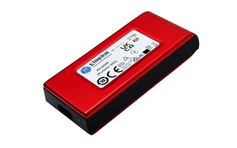 Kingston Externí SSD 2TB XS1000, USB 3.2, červená