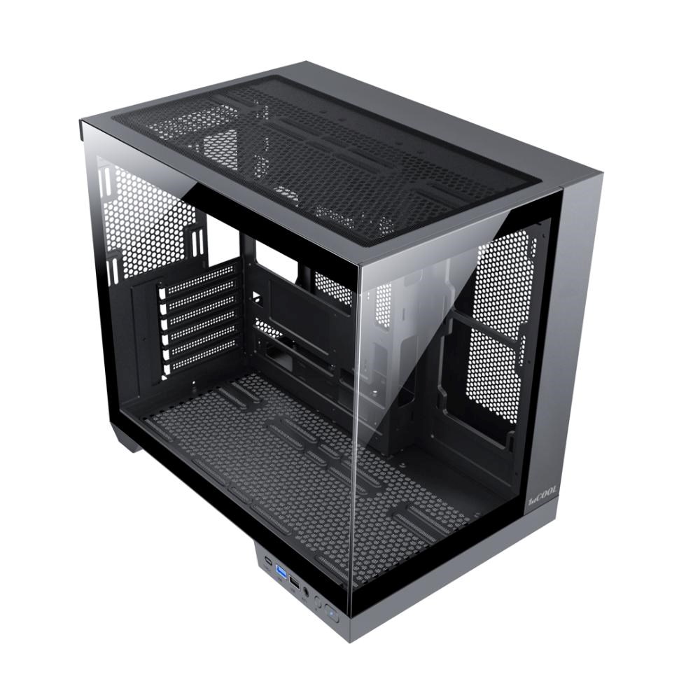 1stCOOL skříň DREAMER, Mid Tower, AU, USB 3.0, USB-C, černá