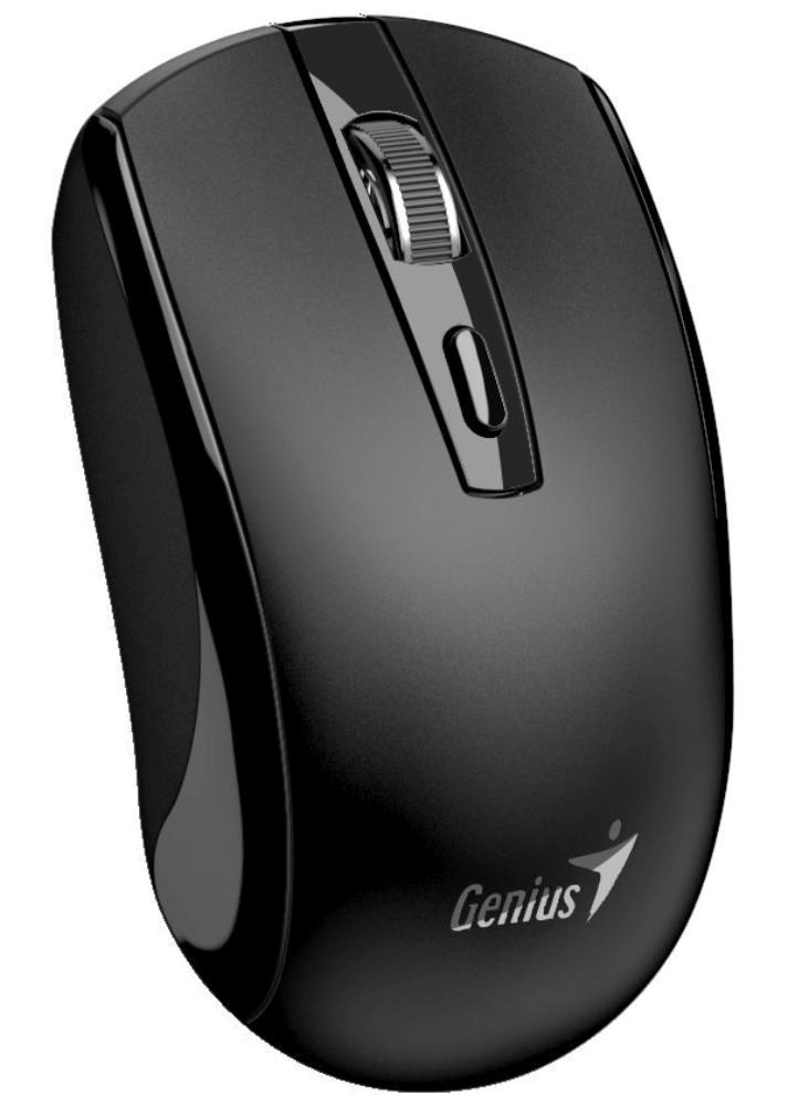 GENIUS myš ECO-8150/ 1200 dpi/ bezdrátová/ dobíjecí/ Copilot/ černá