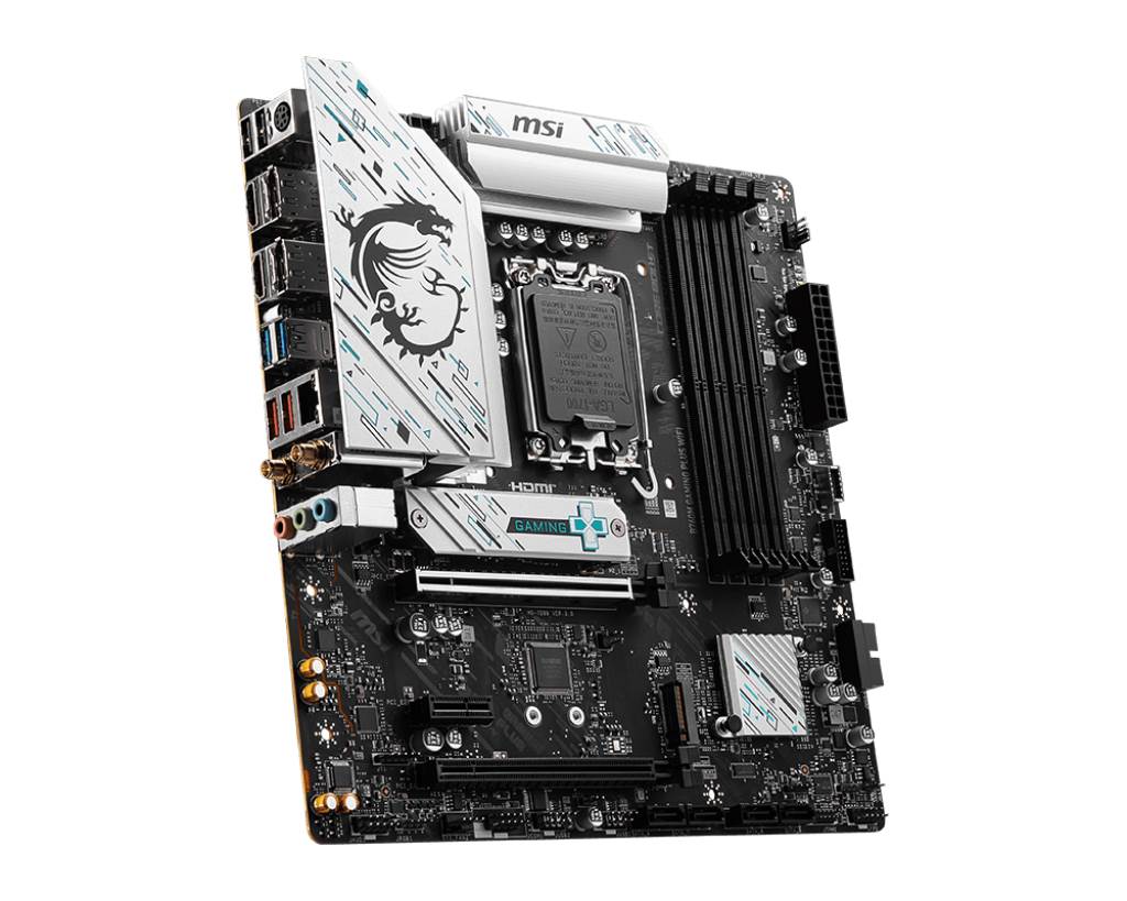 MSI MB Sc LGA1700 B760M GAMING PLUS WIFI, Intel B760, 4xDDR5, 2xDP, 2x HDMI, mATX