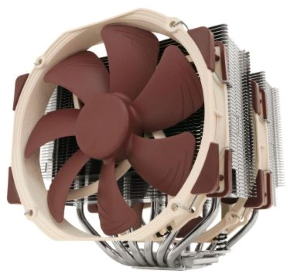 NOCTUA Chladič CPU NH-D15, 2x 140mm, LGA1851, AM5, hnědá/stříbrná
