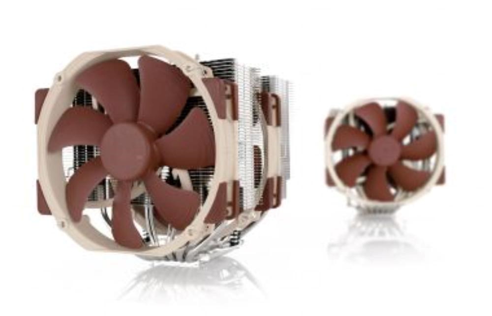 NOCTUA Chladič CPU NH-D15, 2x 140mm, LGA1851, AM5, hnědá/stříbrná