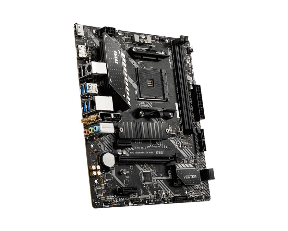 MSI MB Sc AM4 MAG A520M VECTOR WIFI, AMD A520, 2x DDR4, WiFi, 1x DP, 1x HDMI, m-ATX