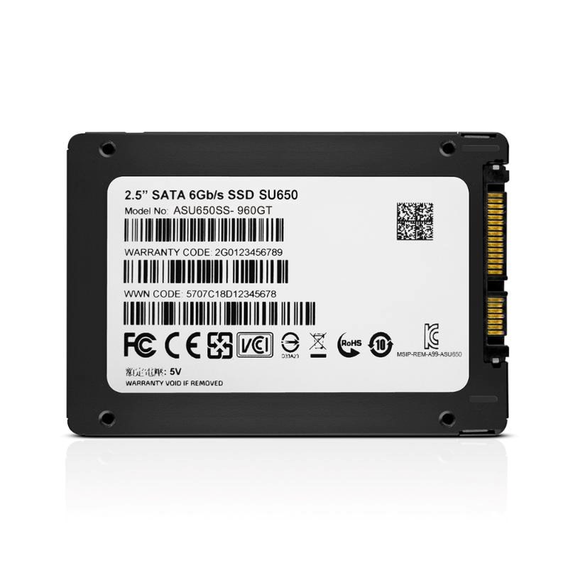 ADATA SSD 960GB Ultimate SU650SS 2,5" SATA III 6Gb/s (R:520/ W:450MB/s)