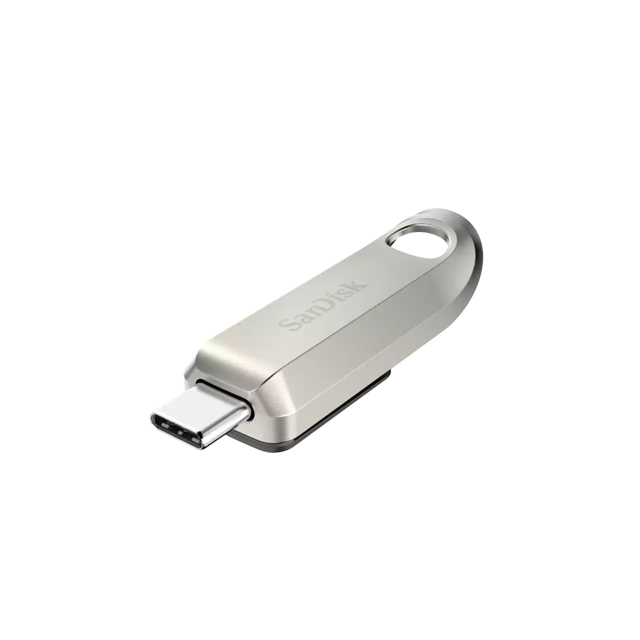 SanDisk Flash Disk 64GB Ultra Luxe, USB-C 3.2, Stříbrná