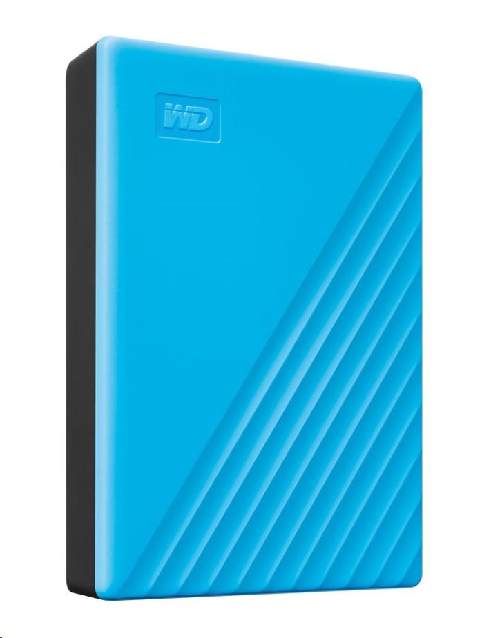 WD My Passport Portable 4TB, Externí HDD, USB 3.0, modrá