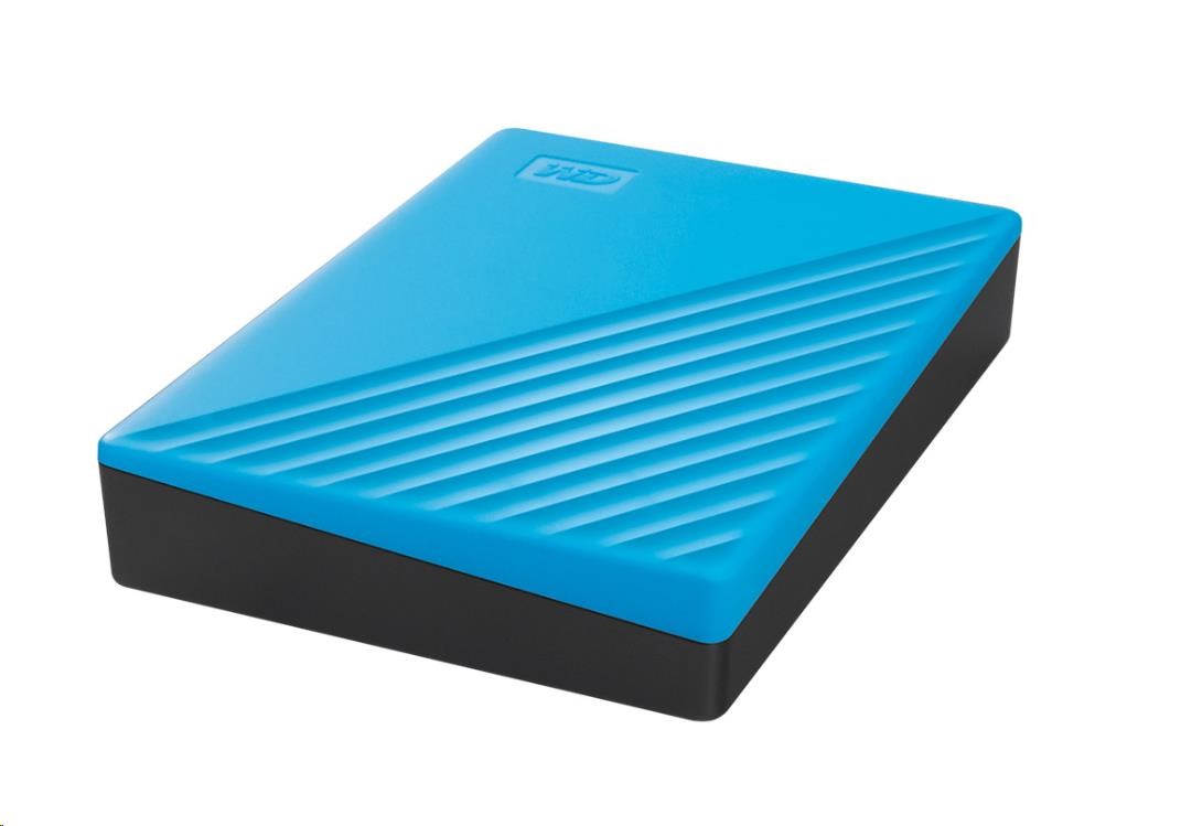 WD My Passport Portable 4TB, Externí HDD, USB 3.0, modrá