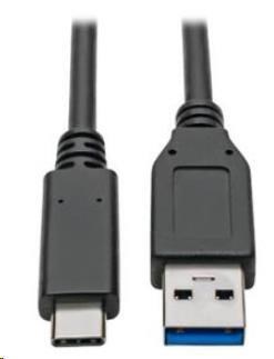 PremiumCord kabel USB-C - USB 3.0 A (USB 3.2 generation 2, 3A, 10Gbit/s) 0.15m