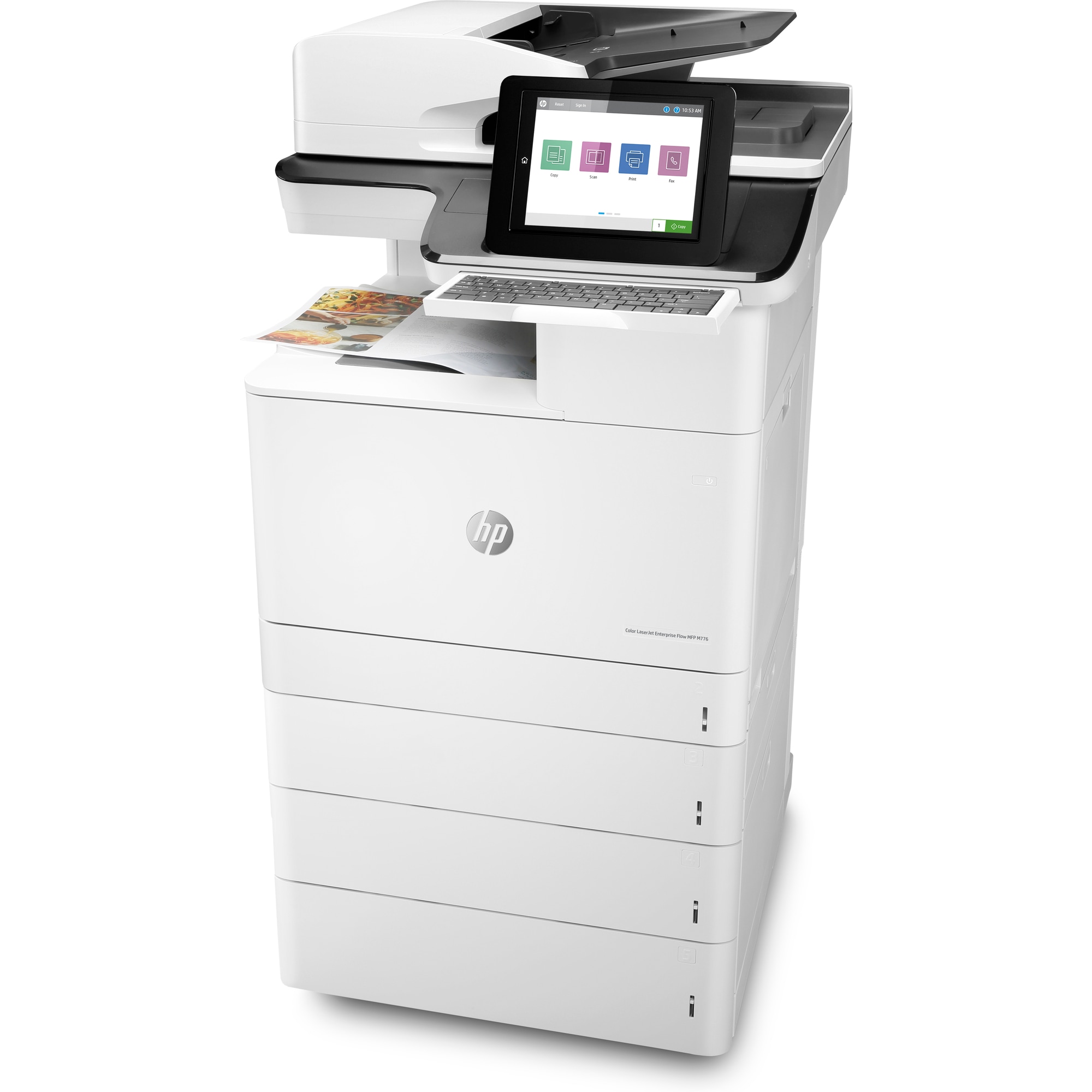 HP Color LaserJet Enterprise Flow MFP M776z (A3, 46ppm, USB, Ethernet, Wi-Fi, Print/Scan/Copy, FAX, DADF, Duplex, HDD)