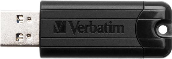 VERBATIM Flash Disk 256GB PinStripe USB 3.0, černá