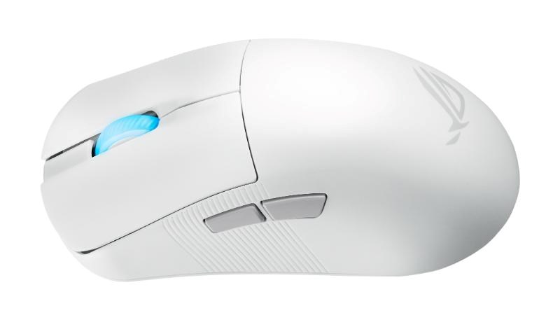 ASUS Herní myš ROG Harpe Ace Mini, Bezdrátová BT, RF 2.4GHz, bílá