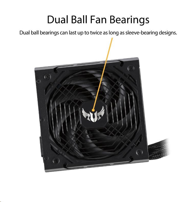 ASUS zdroj TUF-GAMING-650B 650W, 80+ Bronze