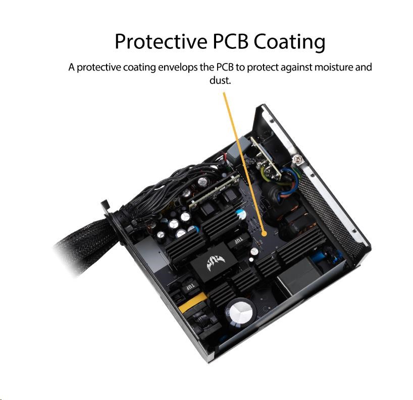 ASUS zdroj TUF-GAMING-650B 650W, 80+ Bronze