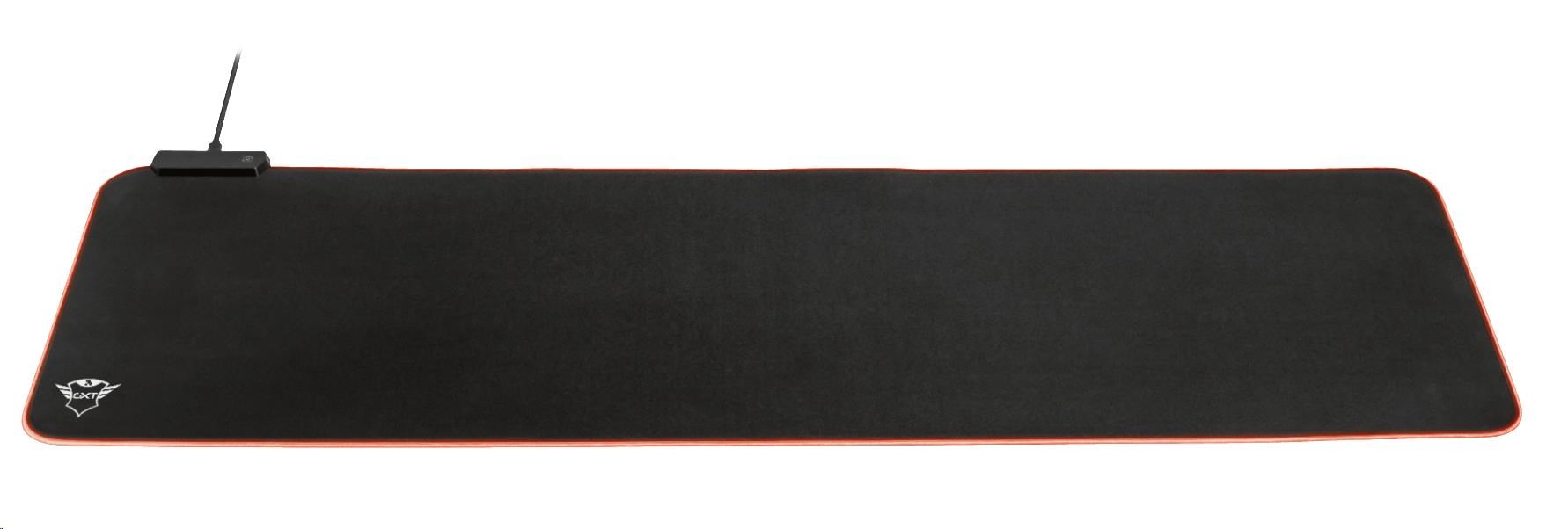 TRUST podložka pod myš GXT 764 Glide-Flex XXL RGB-illuminated Flexible Mouse Pad