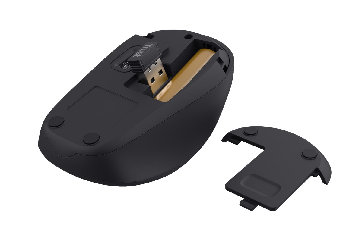 TRUST myš Yvi+ Wireless Mouse Eco Blue, modrá